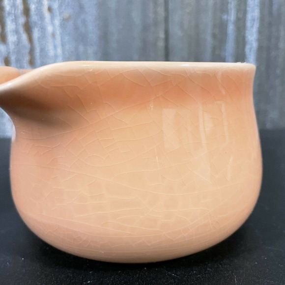 Vintage Nancy Calhoun Light Peach Japan Discontinued Gravy Bowl Dinnerware 80s - Picture 8 of 8